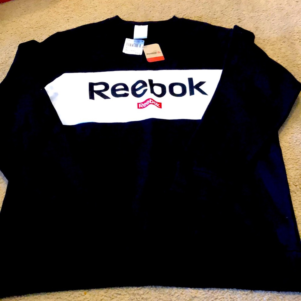 NWT Reebok Big Logo Crew CL Sweatshirt